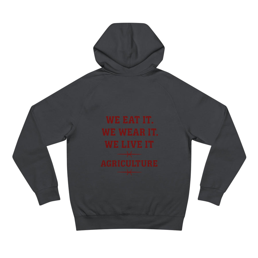 Eat, Wear, Live, Agriculture Hoodie